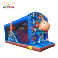 WINSUN - Sistema de Juego Interactivo Inflable de Buena Calidad y Económico, Obstáculo Inflable de Buscar a Nemo en Venta