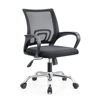 Chaise De Bureau Chaise De Bureau Pivotante Chaise De Bureau 2022 Usine Vente Directe Maille Noir Métal Fer Moderne Chaise Pivotante Cheveux D'agneau