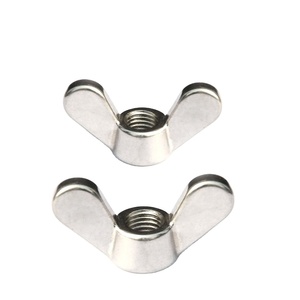 Noce di blocco ad ala rapida DIN316 dado a mosca con 5/32 "filo personalizzato M6 zincato fabbrica di dadi - Product Image 5
