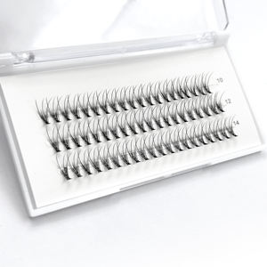 A-RIX DIY Cluster Lashes Wholesale Black Cotton Band Handmade Applying Korean PBT/Fiber Segment Soft Cluster <b>Eyelashes</b> Natural - Product Image 5