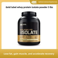 Optimum/Gold-Standard Isolate Whey Protein Pills 5 Lbs pour la remise en forme, le gain musculaire, l'amélioration de la densité osseuse, authentique et importé