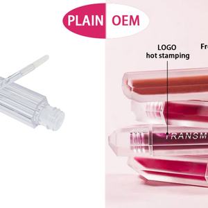 Tubes de gloss à lèvres personnalisés avec emballage transparent en cristal - Product Image 3