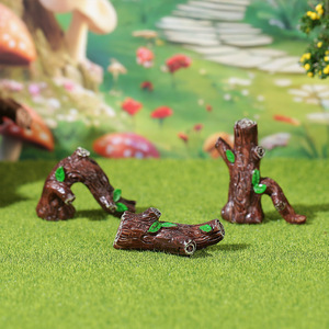 Adornos de tronco de árbol de resina, decoraciones de paisaje en miniatura para acuario y jardín, accesorios de bricolaje - Product Image 2
