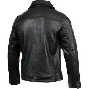 Boston Harbour 2.0 Men's New Zealand Lamb Leather Fashion <b>Car</b> Coat <b>Jacket</b> Black SFM1898 - Product Image 3