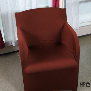 Coprisedia <span class=keywords><strong>Universale</strong></span> Bianco ad Alta Elasticità per Sedie da Ufficio con Braccioli in Legno - Product Image 3