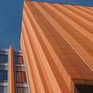 Panneaux de façade murale en <span class=keywords><strong>terre</strong></span> <span class=keywords><strong>cuite</strong></span> modernes pour centre commercial, hôtel et villa, ignifuges, imperméables et écologiques - Product Image 1