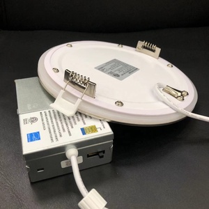 6 gói 6inch 12W + 3W bàn chải Nickel siêu mỏng LED Đèn trần với ánh sáng ban đêm có thể lựa chọn CCT 1800K-3000K 1200lm - Product Image 5