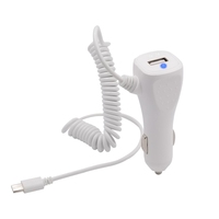 Bộ Sạc Xe Hơi Usb 3 Trong 1 Cổng Đơn Android Có Thời Gian Giới Hạn 50% Dành Cho Nhà Máy