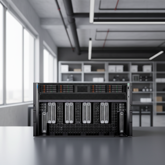 Hot Selling XE9680 Rack Mounted GPU Server with Dual Intel Xeon 8468 64G DDR4 2x7.68T SSD H800 GPU Data Center