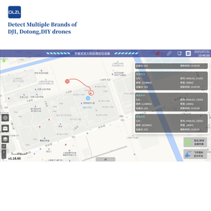 Taşınabilir Profesyonel DLZL Marka Drone Dedektörü Çantası 900MHz/2.4GHz/5.8GHz Frekanslar 10KM Menzil 10m Hassasiyet - Product Image 5