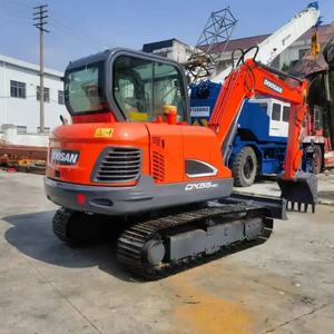 Doosan Pelle hydraulique 5 tonnes d'occasion Machines de construction Pelle rétro diesel sur chenilles ISUZU Pièces originales de roulement de pompe à vendre - Product Image 2