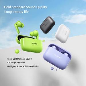 Écouteurs sans fil Realme Buds T200, réduction de bruit AI ENC, faible latence 45 ms pour jeux, écouteurs sportifs IP55 pour iPhone - Product Image 4