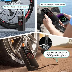 Pompe <span class=keywords><strong>à</strong></span> air électrique portable de qualité atelier pour les réparations automobiles et les projets de bricolage <span class=keywords><strong>à</strong></span> la maison Gonfleur de pneus 150PSI - Product Image 3