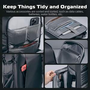 กระเป๋าเป้สะพายหลังสำหรับกล้องระดับมืออาชีพ ป้องกันน้ำ พร้อมซิปปิด สำหรับแล็ปท็อปขนาด 16 นิ้ว - Product Image 4