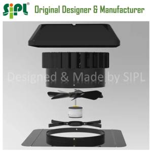 सौर पैनल डीसी ताप अर्क के साथ ऑल-इन-वन होम उपयोग एयर वेंटिलेटर के साथ ऑल-इन-वन होम उपयोग एयर वेंटिलेटर - Product Image 3