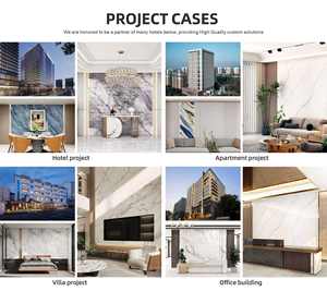 ألواح حائط من كلوريد البولي فينيل من الدرجة الفندقية مقاس مخصص ألواح مقاومة للماء بنمط هندسي قالب مقاوم للحمام والمطبخ والمستشفى والأطفال - Product Image 4