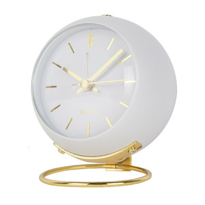 Bắc Âu Sáng Tạo Điện Tử Đồng Hồ Bàn Kim Loại Trẻ Em Tối Giản Đồng Hồ Báo Thức Máy Tính Để Bàn Cạnh Giường Ngủ Dễ Thương Sinh Viên Đồng Hồ Dạ Quang Kid Quà Tặng - Product Image 6