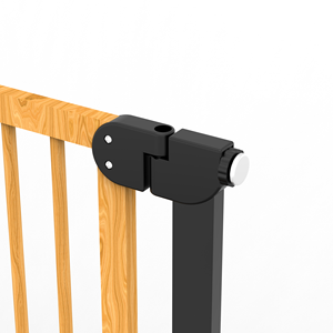 Barrière de sécurité rétractable en bois pour bébé, OEM - Product Image 4