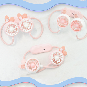 Offre Spéciale petit ventilateur de montage de cou extérieur de charge USB suspendu pour la voiture à usage domestique Source d'alimentation électrique en plastique pour les gars <span class=keywords><strong>paresseux</strong></span> - Product Image 4