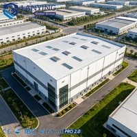 SYLY Almacén Prefabricado de Acero Económico con Paneles Sándwich Aislados, Construcción Rápida, Taller Prefabricado