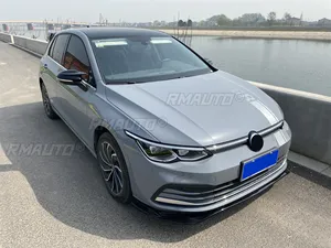 ชุดแต่งกันชนข้างสีดำเงาสำหรับ Golf MK8 Pro GTI R-Line ฝาครอบกระจกมองข้างสำหรับ VW Golf MK8 Pro GTI R-Line 2021-2023 อุปกรณ์ตกแต่งรถยนต์ - Product Image 3