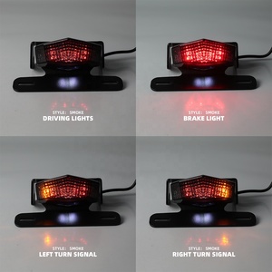 Soporte de Matrícula Eliminador de Guardabarros de Aluminio para Motocicleta con Luz de Freno LED e Intermitente para <span class=keywords><strong>SUZUKI</strong></span> DRZ400E DRZ400S DRZ400SM - Product Image 3