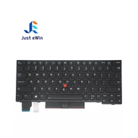 Clavier US original rétro-éclairé pour Lenovo ThinkPad X280 X390 X395 L13 X13 Gen1 clavier avec trackpoint UK RU IT SP LA