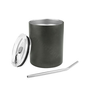 Gobelet à café isolé sous vide en métal de qualité <span class=keywords><strong>alimentaire</strong></span>, couvercle de gobelet étanche en acier inoxydable de 12oz et paille 360ml <span class=keywords><strong>Thermos</strong></span> sous vide - Product Image 1