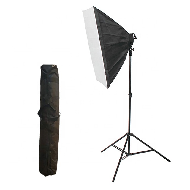 Goede Kwaliteit En Goedkope 60*90Cm Fotografie Flash Diffuser Softbox Studio Verlichting Kit