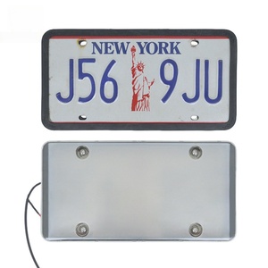 Functional US Standard License Plate Frame,Frosted US Standard License Plate Frame with Cigarette Lighter <b>Socket</b> - Product Image 6