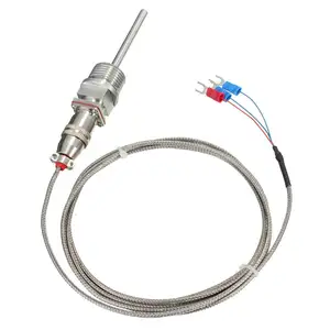 pt100 rtd probe thermowell Thermocouple K type Temperature Sensor temperature measurement sensor pt100 3-wire