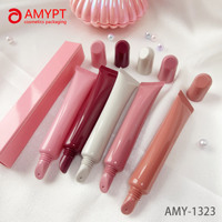 Tube de gloss à lèvres rose de 10 ml, tube de baume à lèvres, tube de crème pour les yeux, tube d'emballage cosmétique