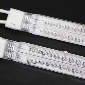 Bán buôn nửa trắng Twin Ống <span class=keywords><strong>4000W</strong></span> Sao Filament thạch anh <span class=keywords><strong>Halogen</strong></span> hồng ngoại nhiệt đèn cho thermoforming - Product Image 3