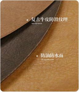 Oval Luxury Faux Leather PU Placemats Coaster Sets Plastic <strong>Kitchen</strong> <strong>Accessories</strong> for Farmhouse Decor Dropshipping Home - Product Image 5