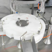 Machine automatique de remplissage et de bouchage de tubes en plastique |   Distributeur de liquide en petites doses pour flacons d'échantillons cosmétiques