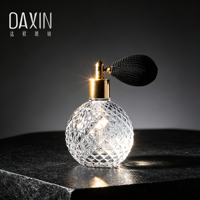 Flacon de parfum haut de gamme en verre de 50 ml en forme d'ananas, avec pompe à air de 18 mm de diamètre pour un scellage hermétique