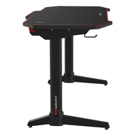 Bureau de bureau de jeu de course d'ordinateur Oem de haute qualité, Table de jeu de café d'internet Pc avec éclairage rvb