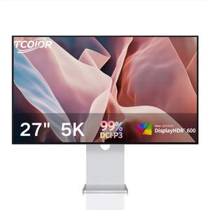 Монитор TCOIOR 27 дюймов 5K, студийный дисплей, ЖК-монитор для ПК, 32-дюймовый монитор с плоским экраном и встроенными динамиками для Mac - Product Image 1