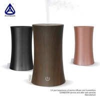 Aromacare – humidificateur de brume ultrasonique, 300ml, hôtel, maison, SPA, aromathérapie, huile essentielle, Grain de bois naturel, diffuseur d'arôme