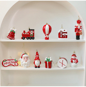 Decorazioni Natalizie in Plastica Ecologica: Palline, Babbo Natale, <span class=keywords><strong>Schiaccianoci</strong></span> per Festività e Vacanze - Product Image 4