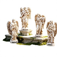Statuette d'archange pour école catholique, décoration d'angle de prière pour autel domestique, statue chrétienne Uriel Gabriel Michel Raphaël, cadeau religieux