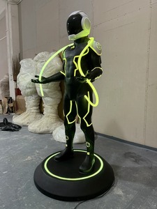 Décoration de barre virale de robot Cyberpunk de lueur de tête et de poitrine pour des occasions de photo - Product Image 6