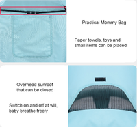 Poussette bébé de haute qualité 0 ~ 3 ans Portable pliant léger 4 roues bébé poussette parapluie