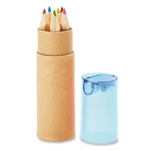 Set 6 colored <b>pencils</b> Petit Lambut personalized gadgets - Product Image 5
