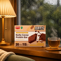 Barre protéinée énergétique pour le petit-déjeuner, végétalienne, substitut de repas, barre protéinée OEM, vente en gros d'usine, collation pour la gestion de la santé, alimentation saine