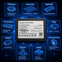 SSD Server SATA 2.5 Inch 480GB 6Gbps Enterprise Kapasitas Tinggi Penyimpanan Data Hot Swap Teruji untuk Pusat Data