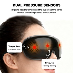 Masajeador de Ojos con Presión de Aire Caliente OEM, Luz Roja, Temporizador, 4 Modos, 5 Niveles Ajustables para la Fatiga Ocular, Relajación, Uso Doméstico - Product Image 3