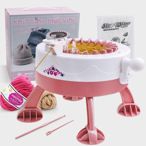 Kit de couture pour machine à tricoter Little Twin Stars en laine, manivelle simple, DIY éducatif - Product Image 1