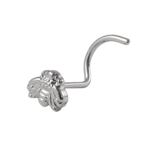 En stock: Piercing <span class=keywords><strong>de</strong></span> <span class=keywords><strong>nariz</strong></span> <span class=keywords><strong>de</strong></span> titanio G23 con diseño <span class=keywords><strong>de</strong></span> mariposa, barra curva en forma <span class=keywords><strong>de</strong></span> S <span class=keywords><strong>de</strong></span> aleación <span class=keywords><strong>de</strong></span> titanio, anillo <span class=keywords><strong>de</strong></span> <span class=keywords><strong>nariz</strong></span> <span class=keywords><strong>de</strong></span> abeja pequeña, piercing <span class=keywords><strong>de</strong></span> personalidad punk. - Product Image 6