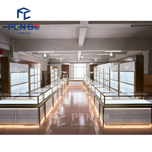 Vitrine à bijoux personnalisable Vitrines à bijoux design avec éclairage LED Vitrine en verre pour bijouterie - Product Image 1